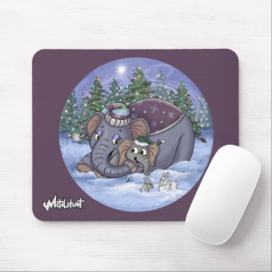 Tapis de souris Metalphant Wilbur & Maman