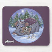 Tapis de souris Metalphant Wilbur & Maman (Devant)