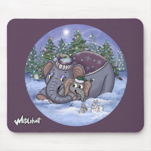 Tapis De Souris Metalphant Wilbur & Mom Mouse Pad (Devant)