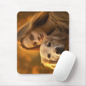 Tapis De Souris Mete golden retriever Meilleure maman chien jamais (Avec souris)