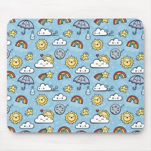 Tapis De Souris Météo mignonne (Devant)
