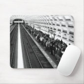 Tapis De Souris Métro B&W Mousepad (Avec souris)