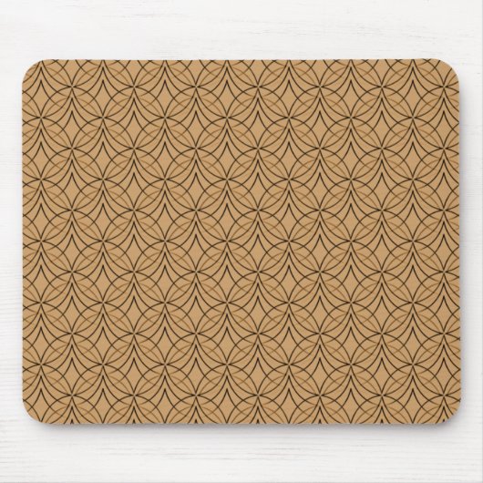 Tapis De Souris Métro beige clair Mousepad (Devant)