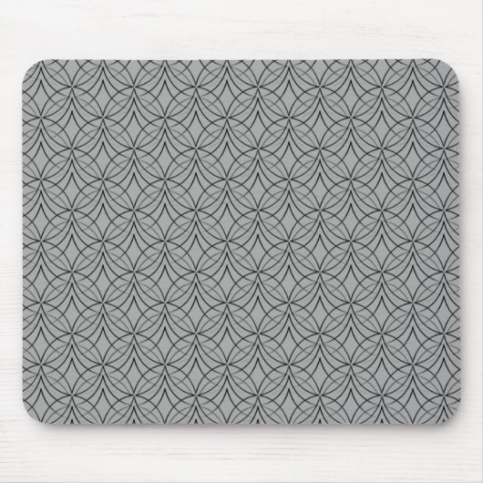 Tapis De Souris Métro gris clair Retro Mousepad (Devant)