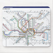 Tapis De Souris Métro Mousepad (Devant)