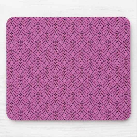 Tapis De Souris Métro rose Mousepad (Devant)