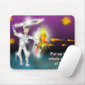 Tapis De Souris Mettez dessus l'armure entière de Dieu (Avec souris)