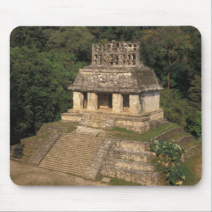 Tapis De Souris Mexique, province de Chiapas, Palenque, Temple de
