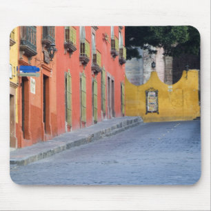 Tapis De Souris Mexique, San Miguel de Allende, Maisons le long