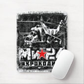 Tapis De Souris Mi-24 gros hélicoptère soviétique (Avec souris)