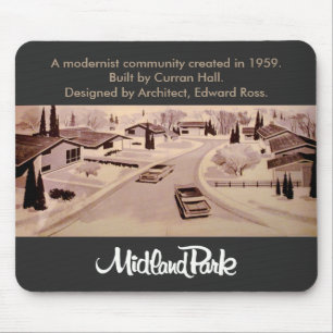 Tapis De Souris Mi-siècle Moderne Midland Park Toronto Mousepad