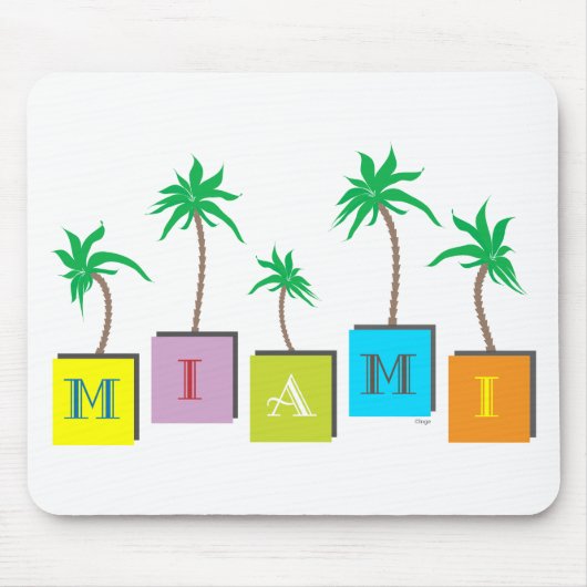 Tapis De Souris Miami Beach (Devant)