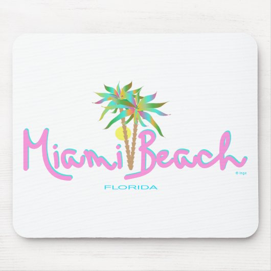 Tapis De Souris Miami Beach Pam's (Devant)