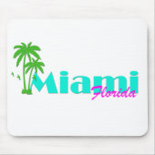 Tapis De Souris Miami Floride Mousepad (Devant)