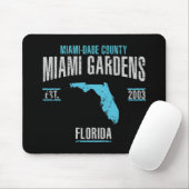 Tapis De Souris Miami Gardens (Avec souris)