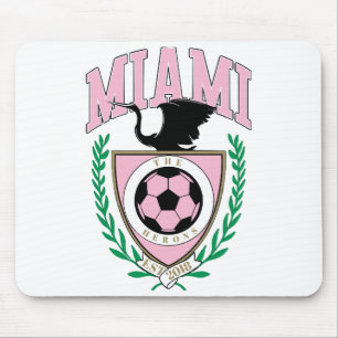 Tapis De Souris Miami Soccer de style universitaire