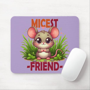 Tapis De Souris Micest Friend drôle de jeu de mot Cute baby Mouse 
