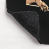 Tapis De Souris Michelangelo Mains Création Adam Pool Billard (Coin)