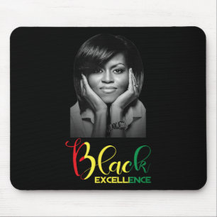 Tapis De Souris Michelle Obama Black Excellence Black History Mont