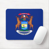 Tapis De Souris Michigan State Flag Design (Avec souris)