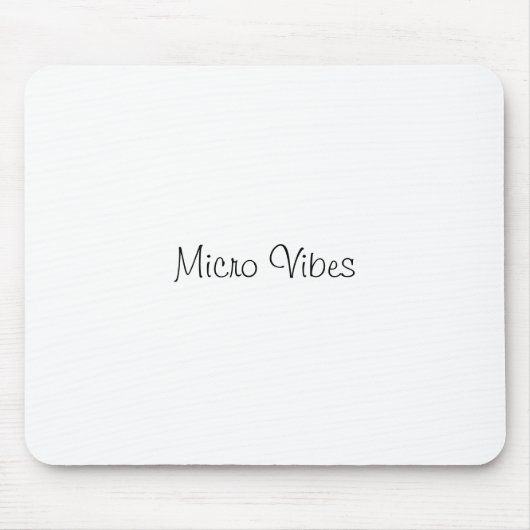 Tapis De Souris Micro pavé de souris blanc (Devant)