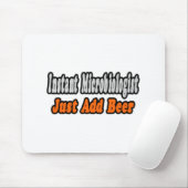 Tapis De Souris Microbiologiste...Ajouter Bière (Avec souris)