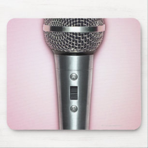 Tapis De Souris Microphone Chrome