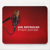 Tapis De Souris Microphone Pro, Podcaster, Podcast (Devant)