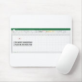 Tapis De Souris Microsoft Excel Work Mousepad (Avec souris)