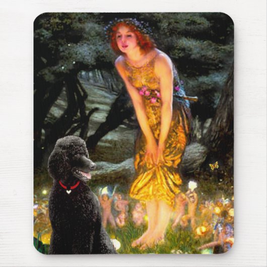 Tapis De Souris MidEve- Caniche Noir Standard (T) (Devant)