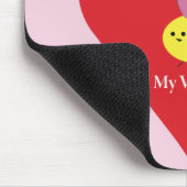 Tapis De Souris Mienne abeille de la Saint-Valentin (Coin)