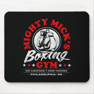 Tapis De Souris Mighty Mick's Boxing Gym Clic les années 70 Philad