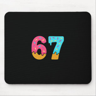 Tapis De Souris Mignon 67 Six Seven Glace Dégoulinante Sport 78 Am