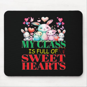 Tapis De Souris Mignon adorable mon Cl est plein de cœurs doux Val