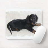 Tapis de souris mignon de Daschund (Avec souris)