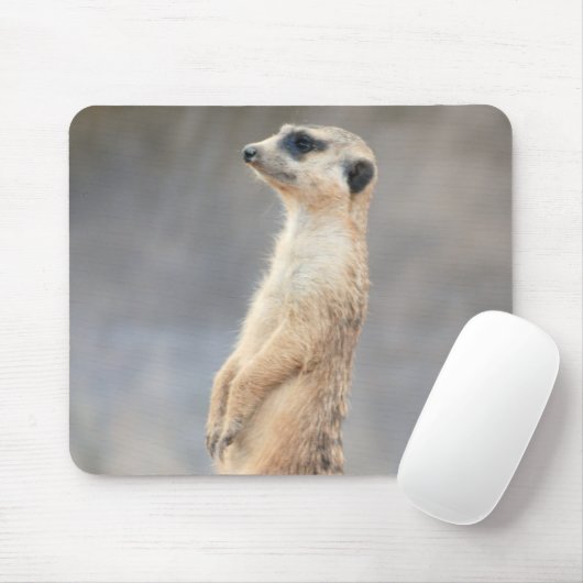 Tapis de souris mignon de Meerkat (Avec souris)