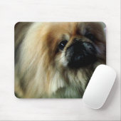 Tapis de souris mignon de Pekingese (Avec souris)