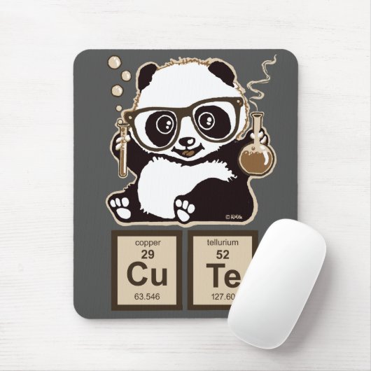 Tapis De Souris Mignon découvert par panda de chimie (Avec souris)