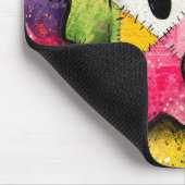 Tapis De Souris Mignon Fantôme Patchwork Art à l'Éclaboussure Colo (Coin)