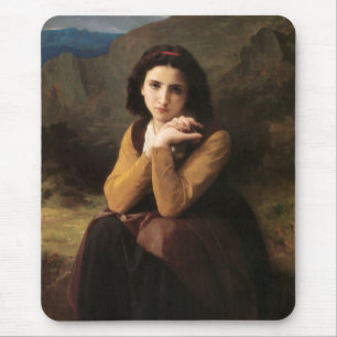 Tapis De Souris Mignon Innocence d'une adolescente, Bouguereau
