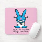 Tapis De Souris Mignon mais psychopathe (Avec souris)