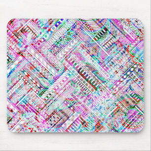 Tapis De Souris Mignon motif tribal coloré