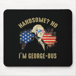 Tapis De Souris Mignon Non Je Suis Georgeous 4 Juillet 1776 Ltsp