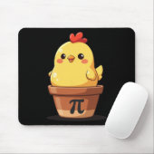 Tapis De Souris Mignon poulet Pot Pi Day tarte professeurs de math (Avec souris)