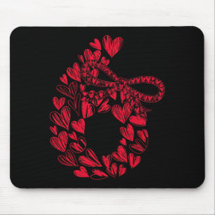 Tapis De Souris Mignon Six Sept Amour 67 Cœurs Couple Numéro 6 Con