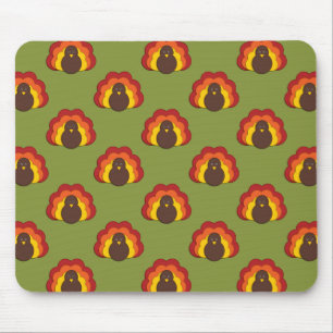 Tapis De Souris Mignon Thanksgiving Fall Turquie Motif