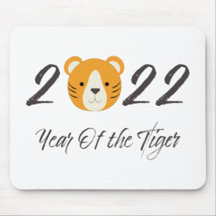 Tapis De Souris Mignonne 2022 Année du Tigre