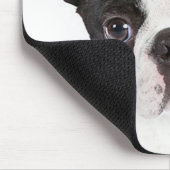 Tapis De Souris Mignonne Boston Terrier Maman Chiot Amant Chien (Coin)