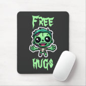 Tapis De Souris Mignonne, drôle de zombie (Avec souris)