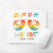 Tapis De Souris Mignonne fin de l'année scolaire Professeur été Br (Avec souris)